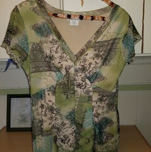 Women's Papillon Blanc top